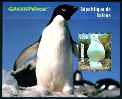 GUINEA 1998** - Greenpeace - "Albatros" - Block MNH Come Da Scansione - Palmípedos Marinos