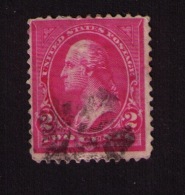 Timbre Oblitéré États-Unis, Président George Washington (1732-1799), 2 Cents, 1895 - Altri & Non Classificati