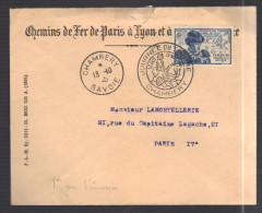 FRANCE 1945 N° 743 Obl. S/Lettre FDC - ....-1949