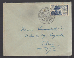 FRANCE 1945 N° 743 Obl. S/Lettre FDC - ....-1949