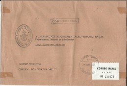 ARGENTINA CC CORREO NAVAL BUQUE TANQUE J KRAUSE  ARMADA ARGENTINA - Aardolie