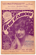 Fleur D'amour, Willemetz, Jacques-Charles, Padilla, Mistinguett, Revue Bonjour Paris, Casino De, Partition Chant - Vocals