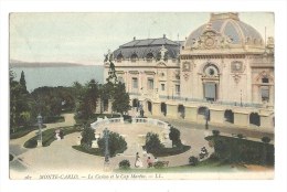 Cp, Monaco, Monte-Carlo, Le Casino Et Le Cap Martin - Casino