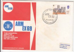 Spl Cover On ARM EX69, 1969, The Modern Army At Belle Vue. British Forces, Great Britain, As Scan - Cartas & Documentos