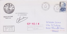 Port Aux Français 21-6-1990  Marion Dufresne   Op 90/4 - Storia Postale