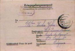 Pli - A Circulé En Franchise Entre Le M-STAMMLAGER XI A (DE) Et SART DAMES AVELINES-07.11.1943 - Divers Cachets - Guerra 40 – 45 (Cartas & Documentos)