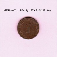 GERMANY   1  PFENNIG  1979 F (KM # 105) - 1 Pfennig