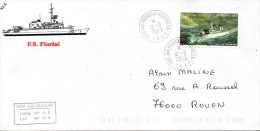 TAAF. N°660 De 2013 Sur Enveloppe Commémorative. Navire "F.S. Floréal". - Storia Postale