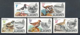 MR827 VOGELS BIRDS PLEVIER WADVOGELS PLOVER VÖGEL AVES OISEAUX ALDERNEY 1984 PF/MNH - Collections, Lots & Series