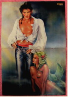 Kleines Musik Poster  -  Adam Ant  -  Rückseite : Gruppe Nichts -  Von Bravo Ca. 1982 - Posters