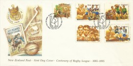 New Zealand 1995 Centenary Rugby League FDC - Rugby