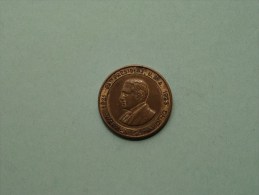 WARREN G. HARDING - USA Presidential Medal 1921/23 ( 26 Mm./ 6.4 Gr. - For Grade, Please See Photo ) ! - Elongated Coins