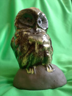 Vintage Scandinavia Sweden Jie Erik Engqvist Retro Ceramic Figurine OWL Bird Svensk Pottery - Andere & Zonder Classificatie