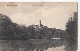 BF17571 Sondershausen Schloss Mit Teich  Germany  Front/back Image - Sondershausen