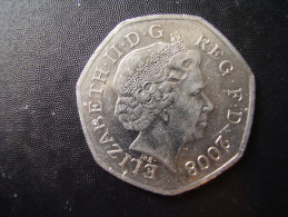 Great Britain 2008  50 PENCE COMPOSITE DESIGN  Used In  GOOD CONDITION. - 50 Pence