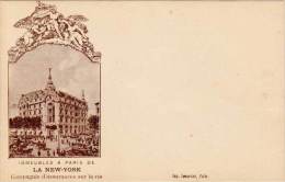 La New-York, Compagnie D’Assurance Sur La Vie, Immeuble à Paris (S.12888) - Advertising