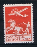 Denmark: 1925 Airmail  Mi Nr 144 MH/* - Posta Aerea