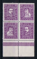 Denmark: 1924 Mi Nr 132-135-138-141. MNH/** Sheet Margin - Nuevos