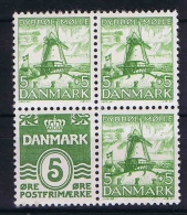 Denmark: 1937 Mi Nr 234   MNH/** From Booklets - Nuovi