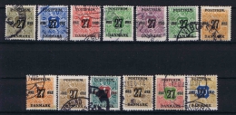Denmark: 1918  Mi Nr 84 - 96 Used - Used Stamps