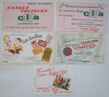 Buvards Café Caïffa San Rivo Sao Paulo Buffalo Bill Chocolat - Collections, Lots & Séries