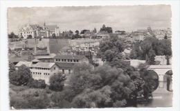 79 - THOUARS - VUE GENERALE PARTIELLE - CPSM DENTELEE EN N & B - 1958 - Thouars