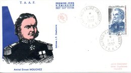 TAAF. N°128 De 1987 Sur Enveloppe 1er Jour (FDC). Amiral Mouchez. - FDC