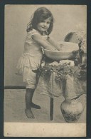 Série 3925, 5 Cartes. Jolie Fillette En Pyjama. La Toilette Du Matin, Petit Déjeuner, Lecture.. - Collections, Lots & Series