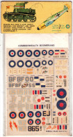 INSEGNE  PER  AEREI  E  CARRI  ARMATI , Commonwealth  Boomerang  ,   Badges And Markings - Aviones & Helicópteros