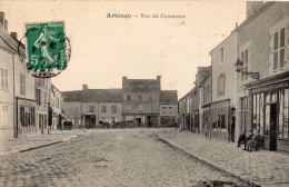 ARTENAY RUE DU COMMERCE CAFE ANIMEE - Artenay