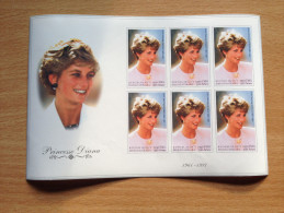 Madagascar Madagaskar 1999 IMPERF NON DENTELE Bloc Sheet Block Lady Diana Spencer  ** - Madagascar (1960-...)