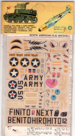 INSEGNE  PER  AEREI  E  CARRI  ARMATI , North  American  B  25  Mitchell   ,  Badges And Markings - Aerei E Elicotteri