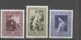 Liechtenstein  ** 306-308 Gemälde Katalog   140,00 - Neufs