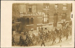 TOP - CARTE PHOTO - HAUBOURDIN - LES PRISONNIERS ANGLAIS ESCORTES PAR LES ALLEMANDS - GUERRE 14 18 - Haubourdin