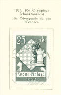 FINLAND  -  1952  Chess Olympiad  Used As Scan - Used Stamps