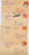 DDR P86 I  4 Postkarten Wittenberg Utenbach Nordhausen Mühlhausen Kat. 20,00 € - Cartoline - Usati