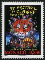 MONACO - 2014 - 38e Festival Du Cirque, Tigre   - 1v Neufs // Mnh - Neufs