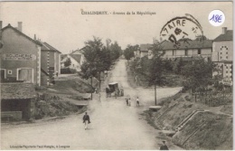 CHALINDREY Avenue De La République (attelage, Boucherie, Boulangerie) - Chalindrey