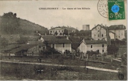 CHALINDREY La Gare Et Les Hôtels - Chalindrey