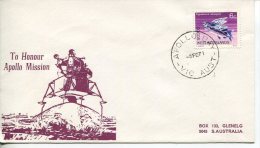 (456) Australia Cover -  To Honour Apoppo Mission - Cancel  Apollo VIC - 1971 - Aerogrammi