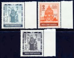 !										■■■■■ds■■ India 1951 AF#416-418** Priest José Vaz 1, 2 And 3 Réis (x8912) - India Portuguesa