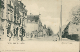 68 SAINT LOUIS / Hüningerstrasse, Gruss Aus Saint-Ludwig / - Saint Louis