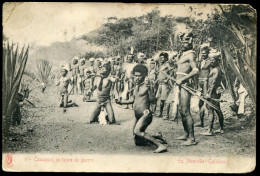 NOUVELLE CALÉDONIE - CPA DE CANAQUES EN TENUE DE GUERRE - FATIGUÉ - New Caledonia