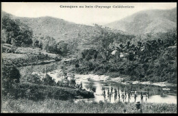 NOUVELLE CALÉDONIE - CPA DE CANAQUES AU BAIN - SUP - New Caledonia