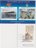 India  2011  100 Years Of Airmail  Bamrauli  Cancellation Card # 83258  Inde Indien - Cartas & Documentos