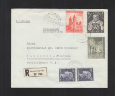 Luxemburg R-Brief 1953 Nach Deutschland - Brieven En Documenten
