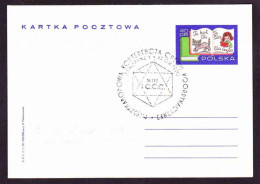 Poland - 1970 - Post Card, Cat, Book, International Conference Of Coordinated Chemistry - Covers & Documents