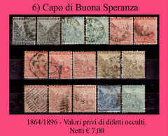 Capo-di-Buona-Speranza-006 - 1864/1896 - Valori Privi Di Difetti Occulti. - Cape Of Good Hope (1853-1904)