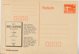 DDR P86II-34-88 C35 Postkarte Privater Zudruck ESPERANTO GRABOWSKI Leipzig 1989 - Private Postcards - Mint