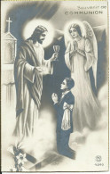 Carte Postale Religieuse : Souvenir De COMMUNION - Communion